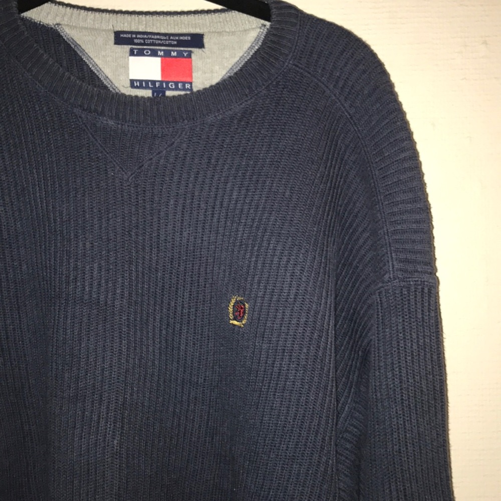 90’s vintage tommy hilfiger chunky sweater